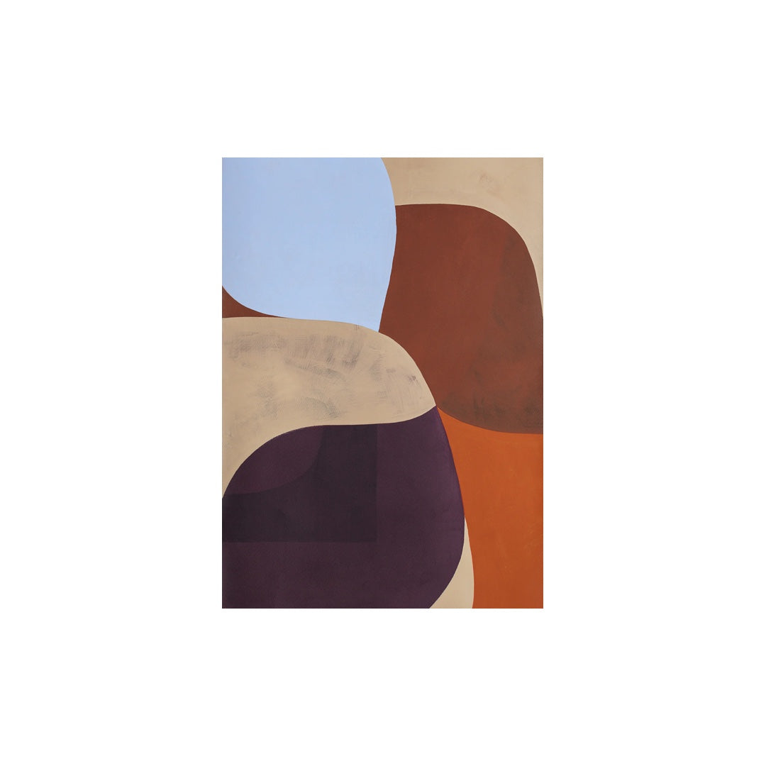 Affiche Formes peintes 02 / deux tailles
