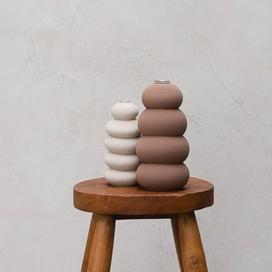 Vase 3D Peak petite | taupe