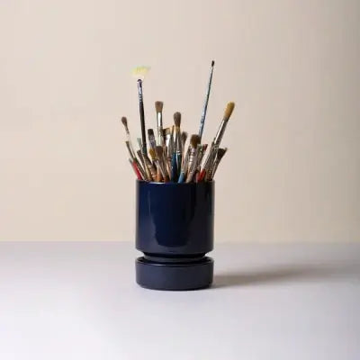 Pot Hoff émaillé | bleu saphir