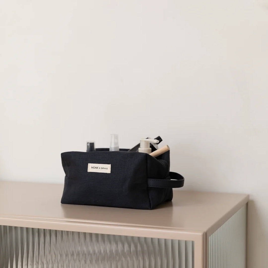Nécessaire en lin | midnight