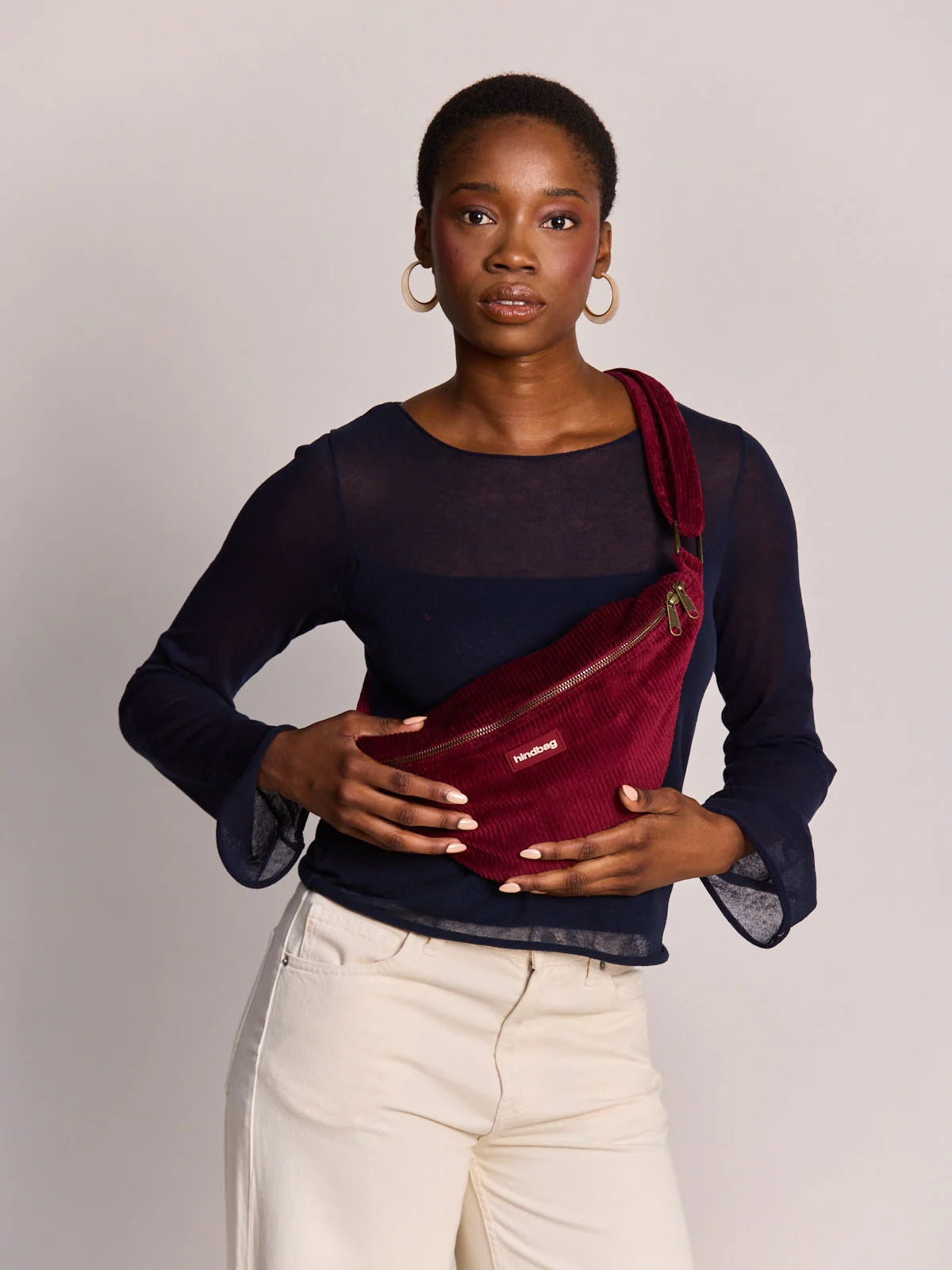BumBag big Sasha | Cord bordeaux