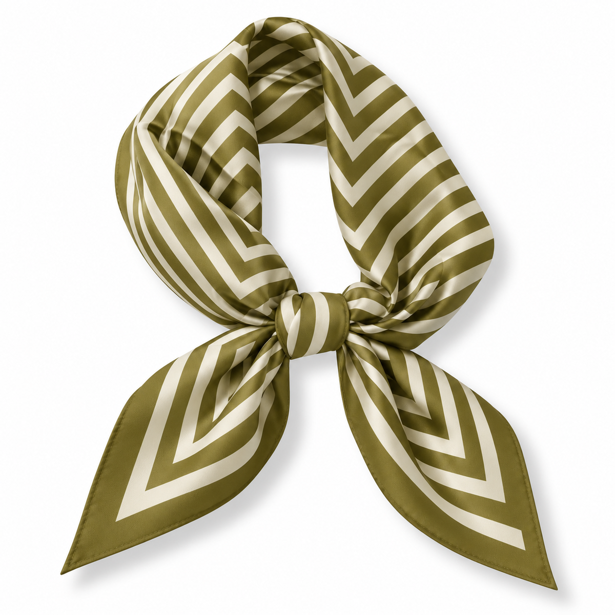 Seidentuch Stripes | olive