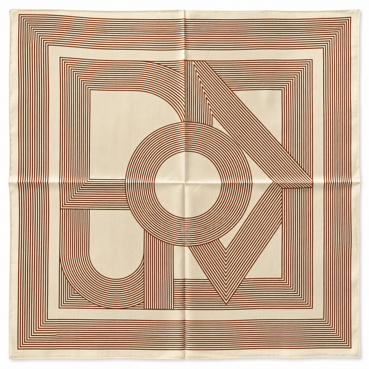Seidentuch Lines | beige