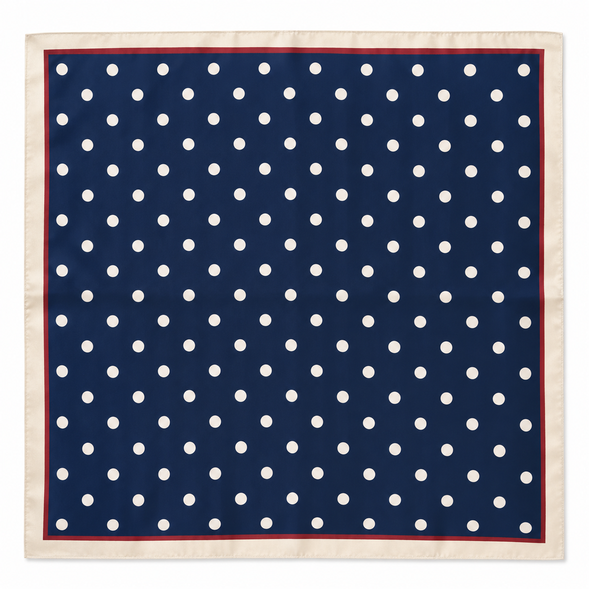 Seidentuch Dots | blau