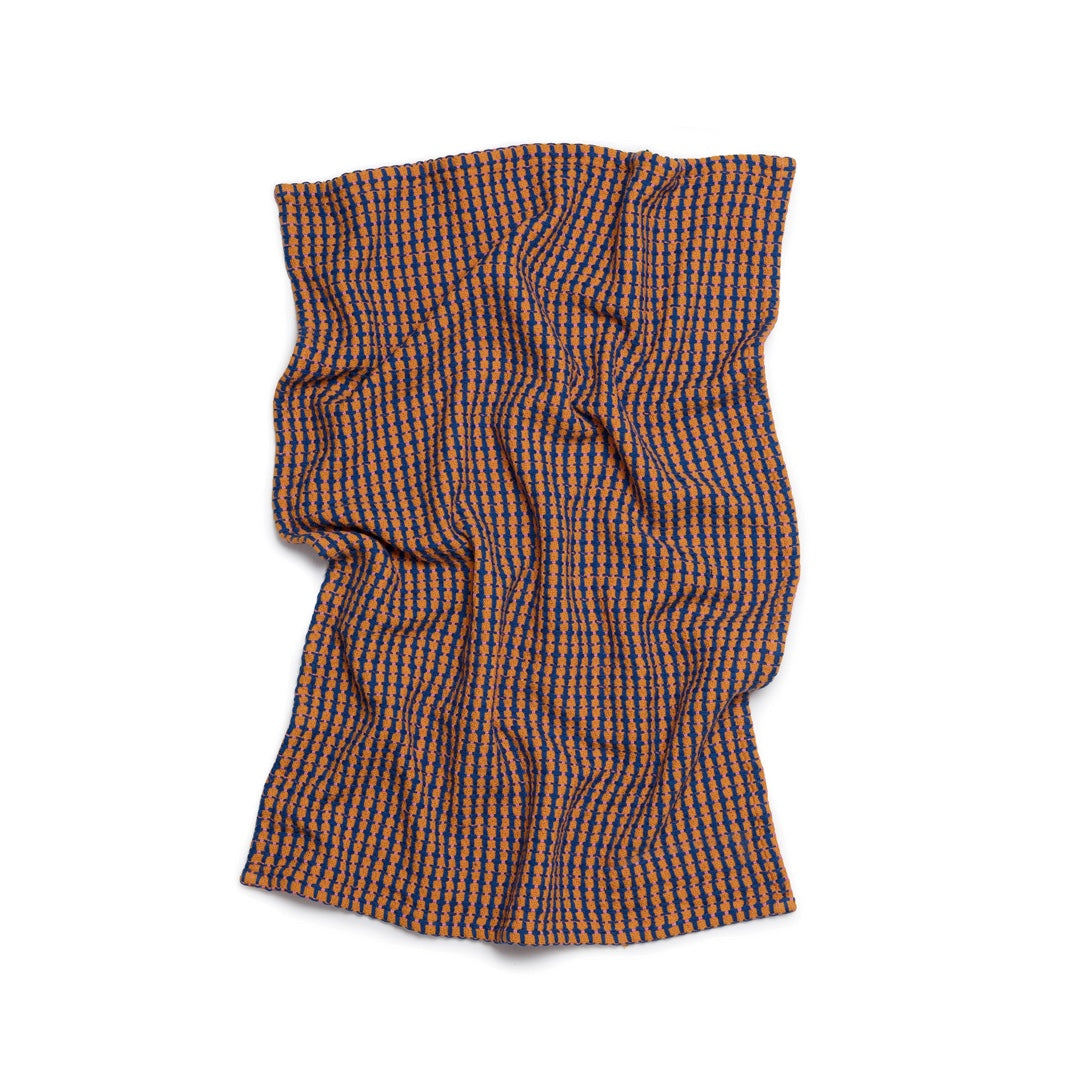 Set of 2 Dish Towels Waffle | blue cobalt