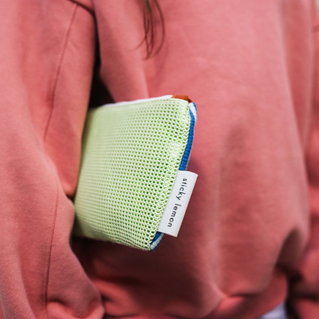 Pouch Better together | mesh yellow