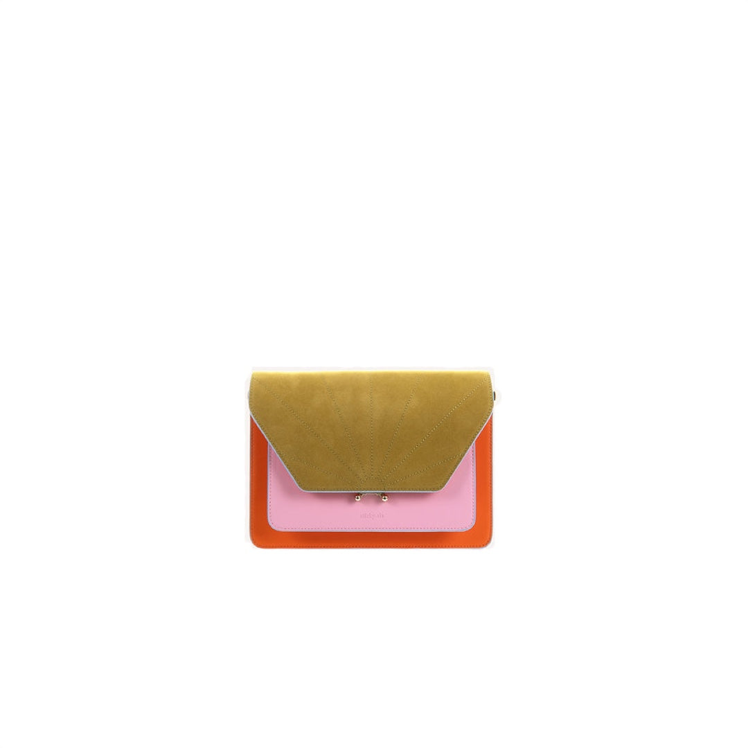 Shoulder Bag large | arancia orange & dolce pink