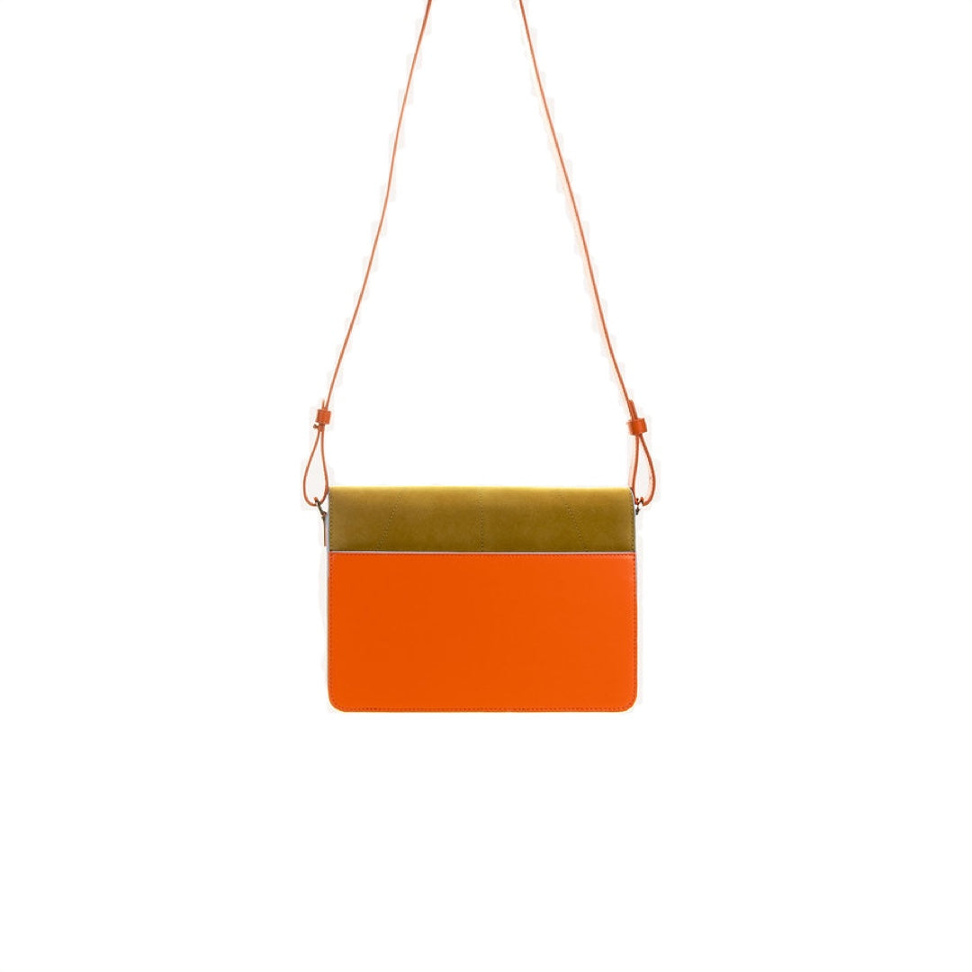 Shoulder Bag large | arancia orange & dolce pink