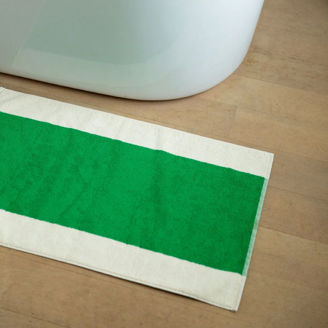 Bath mat 50x80cm | green, honey