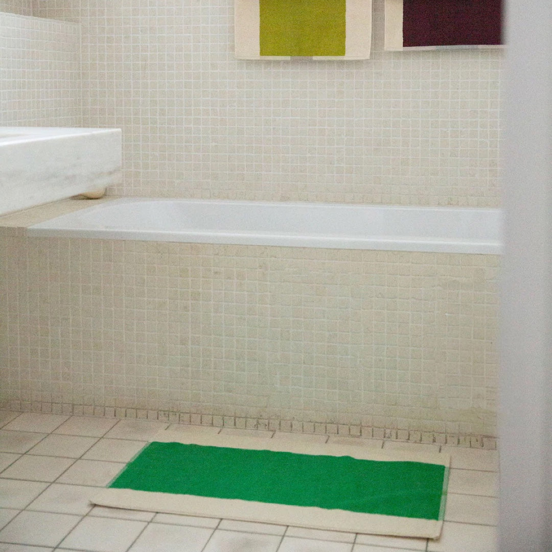 Bath mat 50x80cm | green, honey