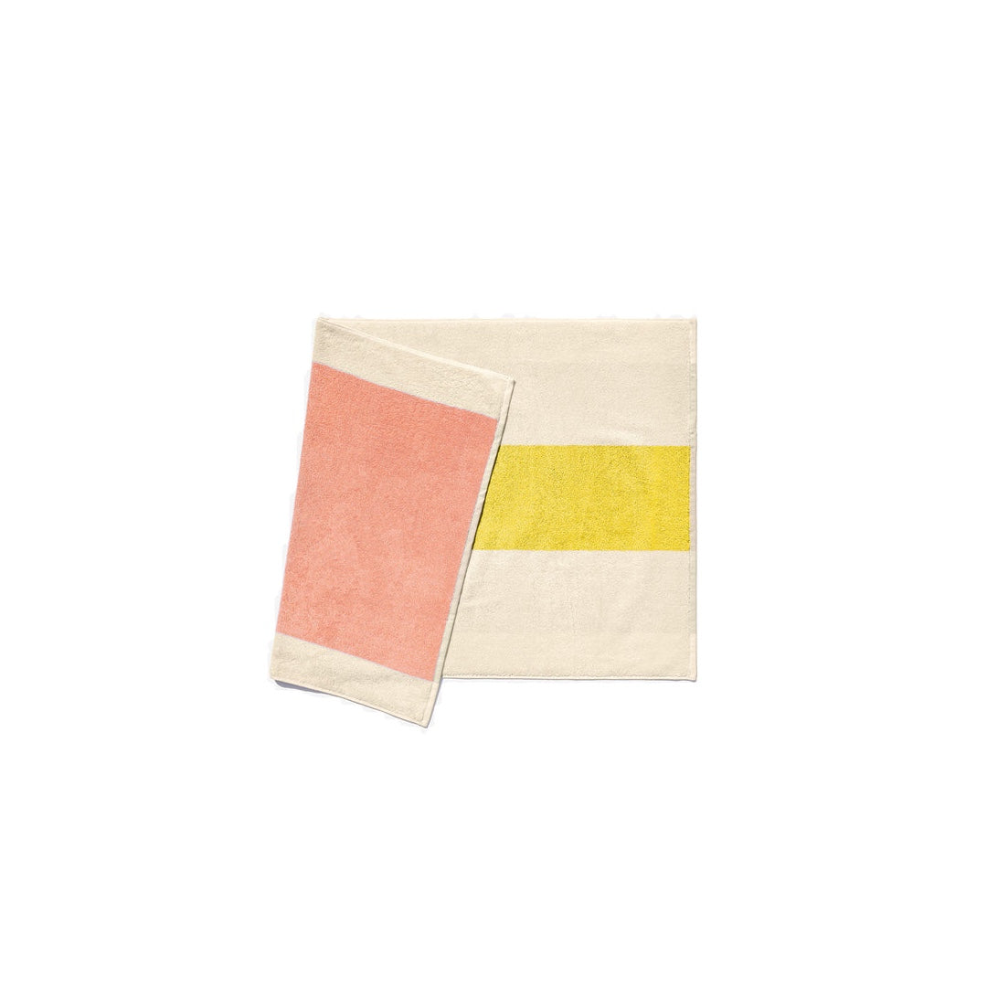 Tapis de bain 50x80cm | jaune, pêche