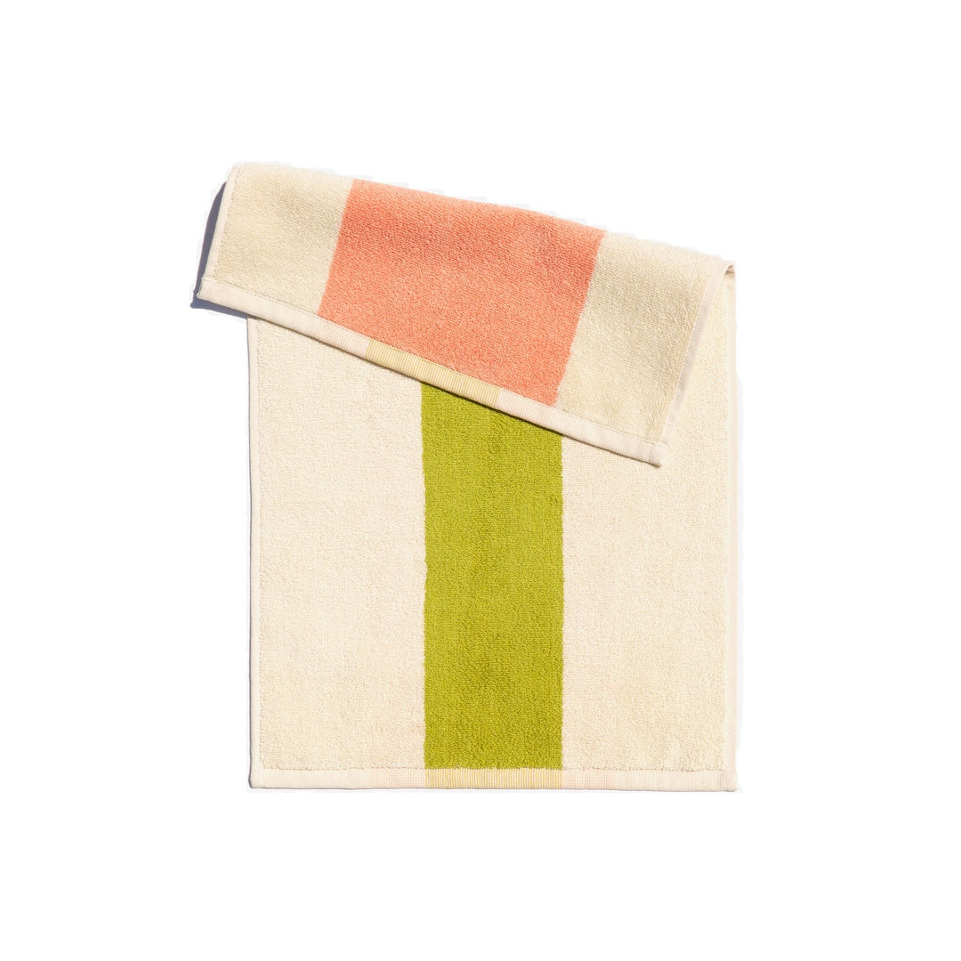 3-Piece Guest Towel Set | lime, yellow, light blue