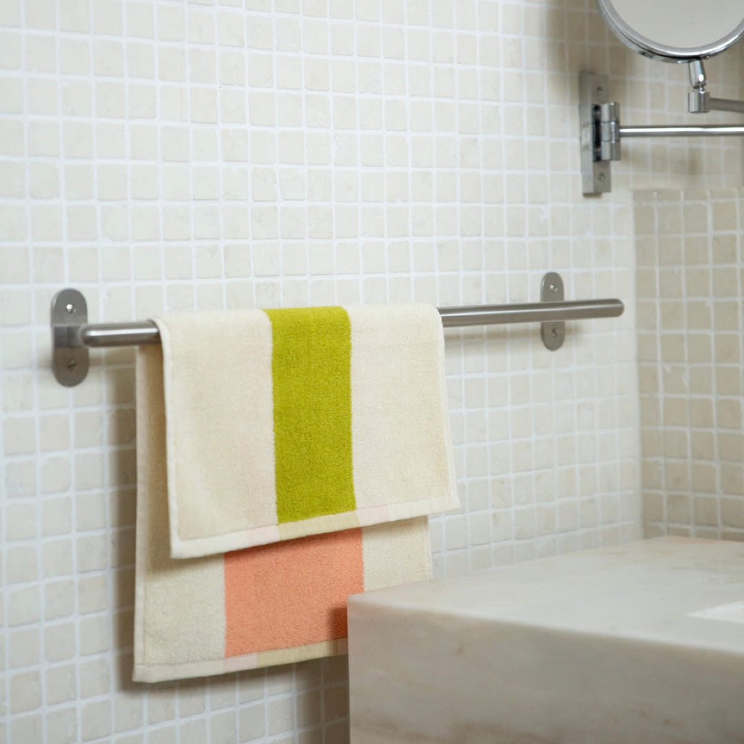 3-Piece Guest Towel Set | lime, yellow, light blue