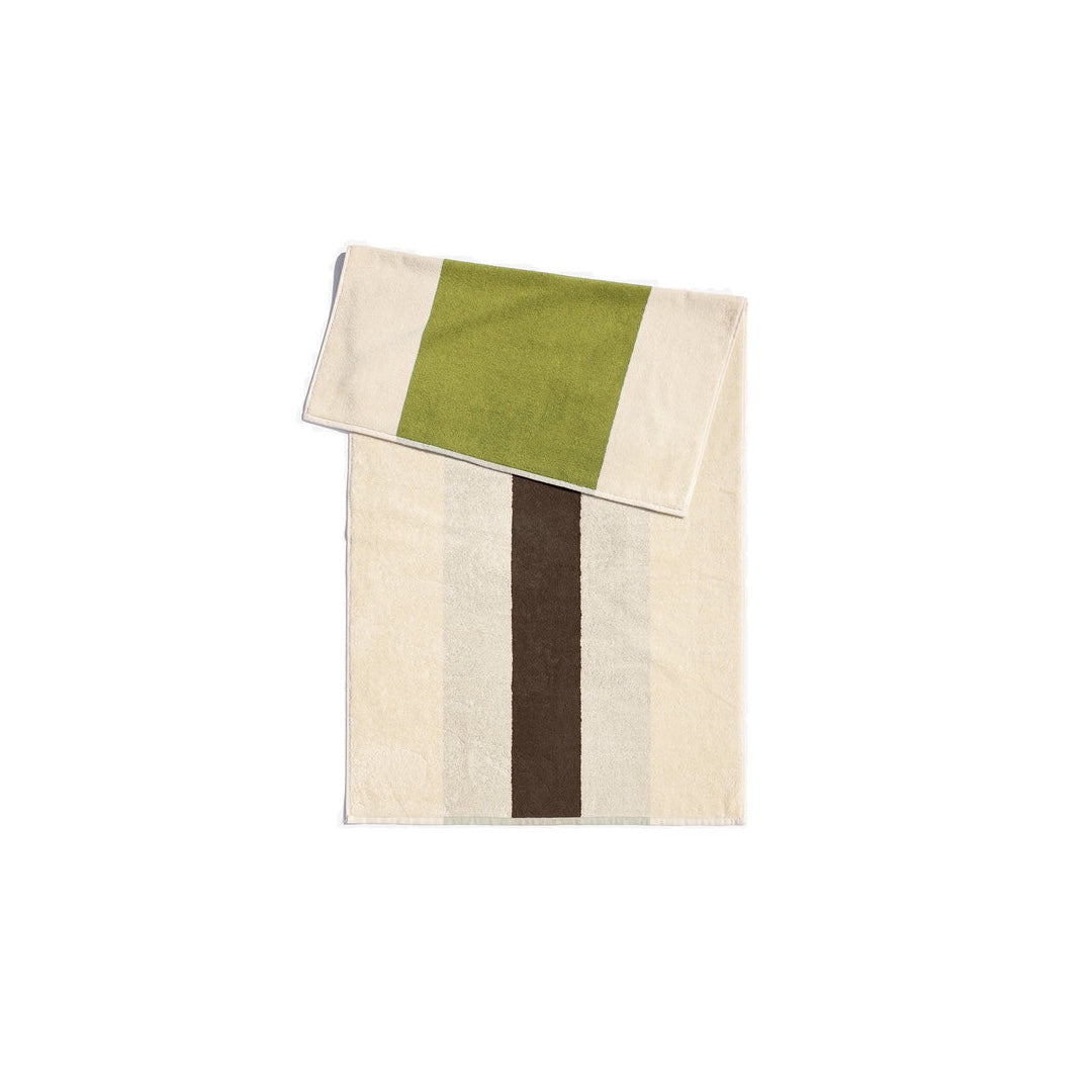 Serviette 50x100cm | marron, lime