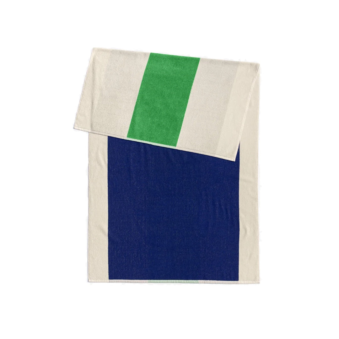 Beach towel 90x180cm | royal blue, green
