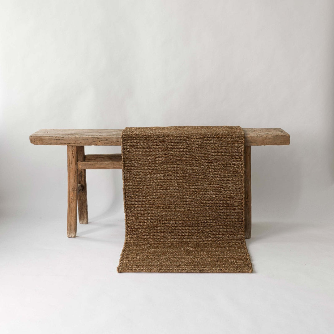 Sumak Hemp Rug café | 3 Sizes