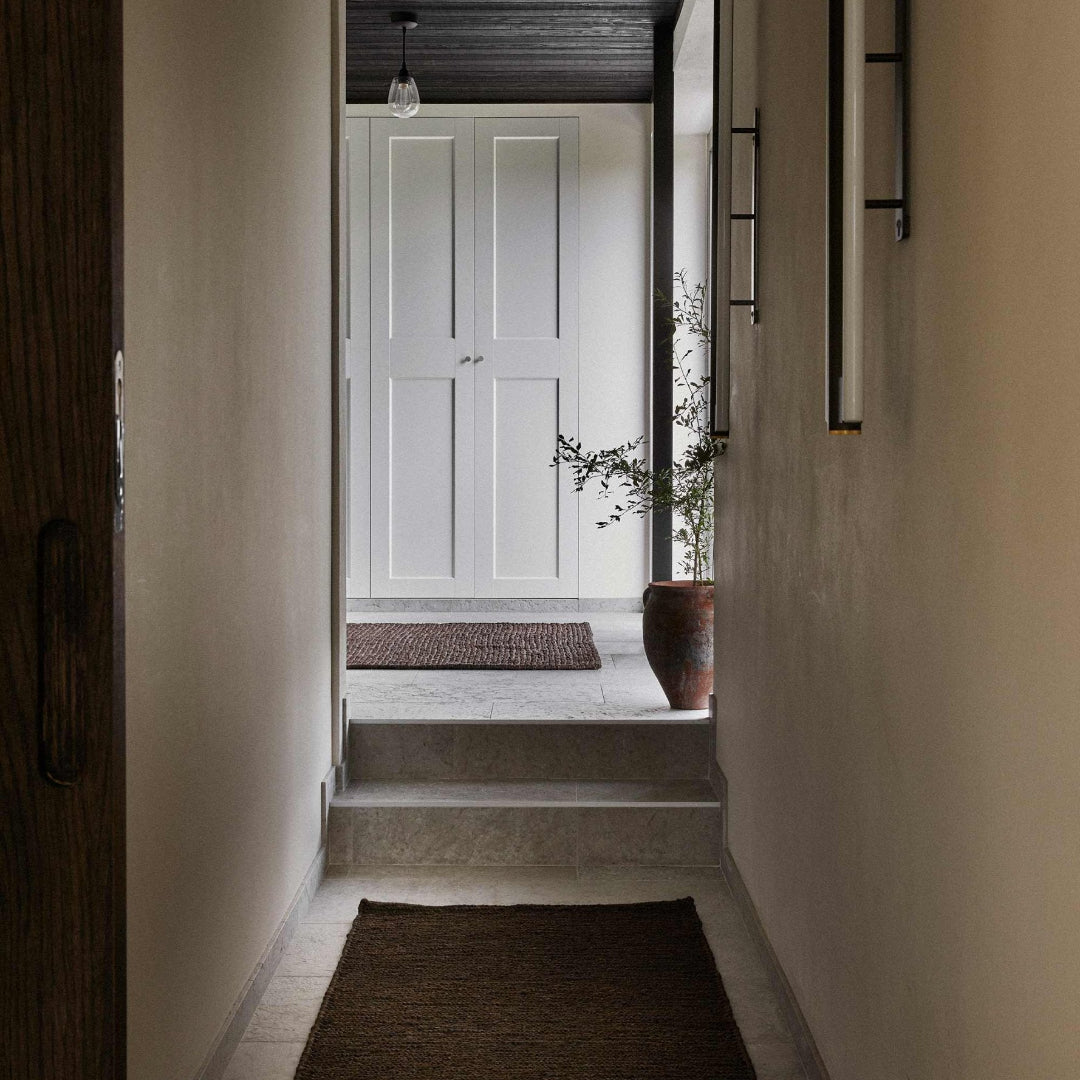 Tapis Sumak Chanvre noir | 3 tailles