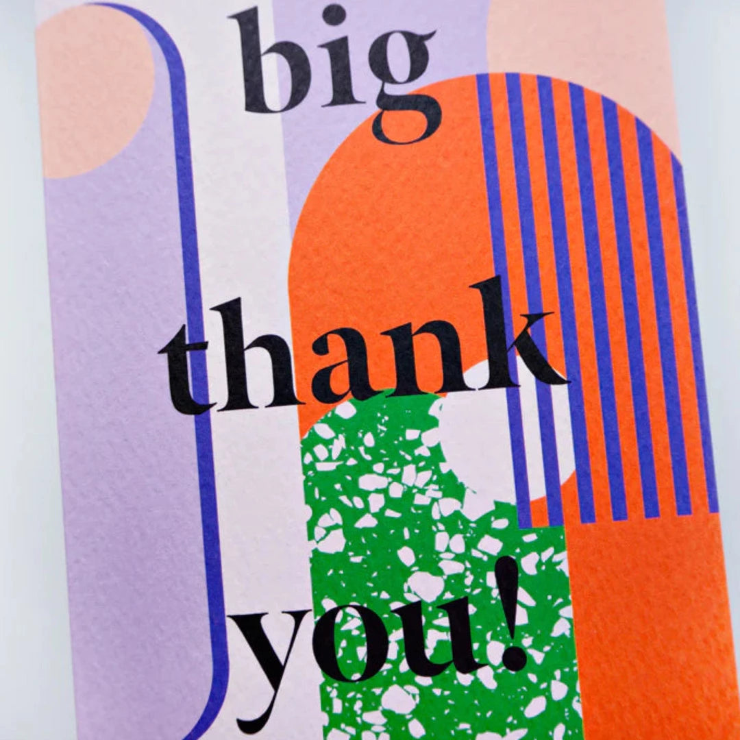 Carte de vœux Vertigo | Big Thanks
