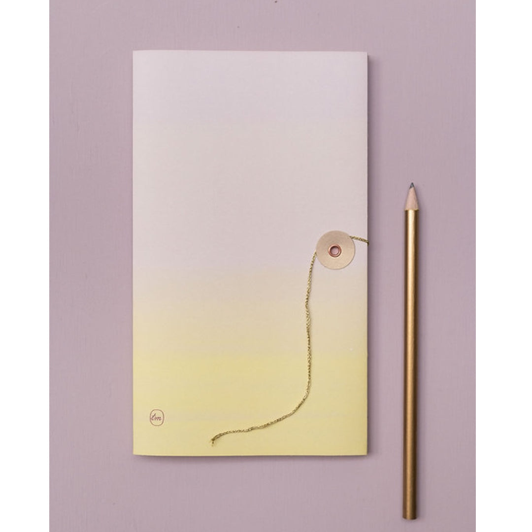 Cahier | orchidée citron