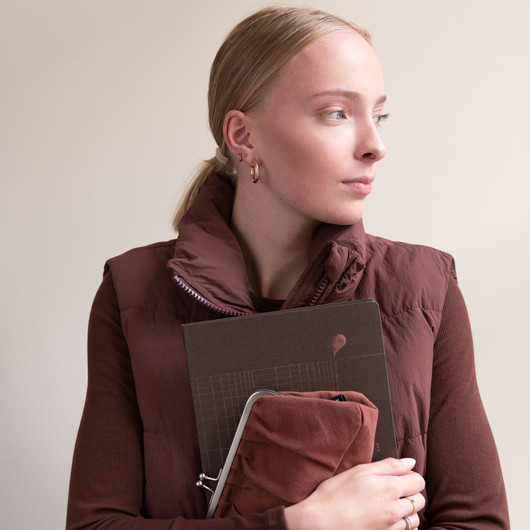 Pochette Claudel grande | noisette