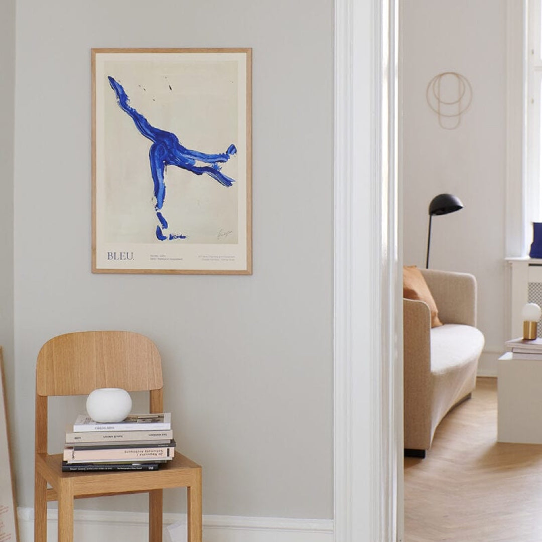Framed Art Print Blue | 30x40cm