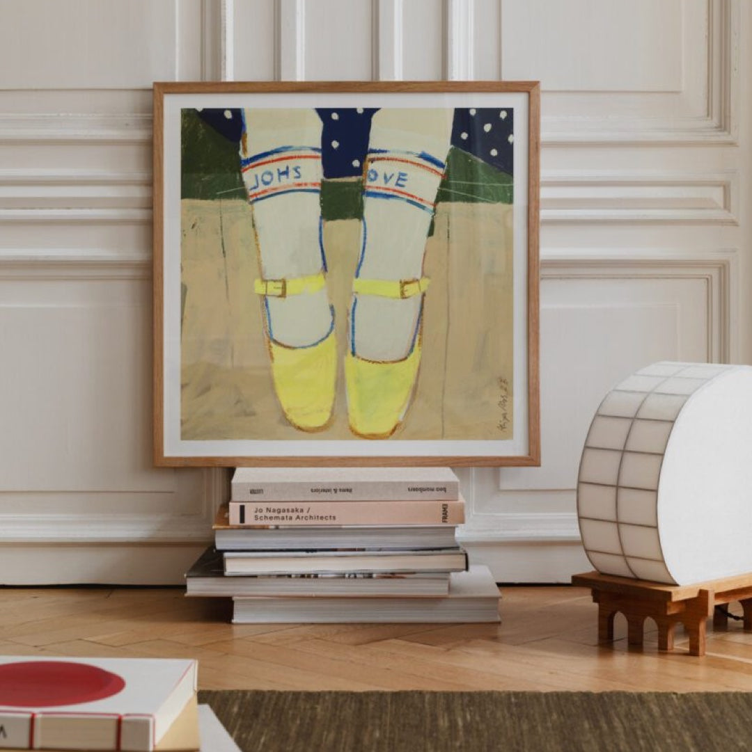 Framed Art Print On the Jetty | 50x50cm