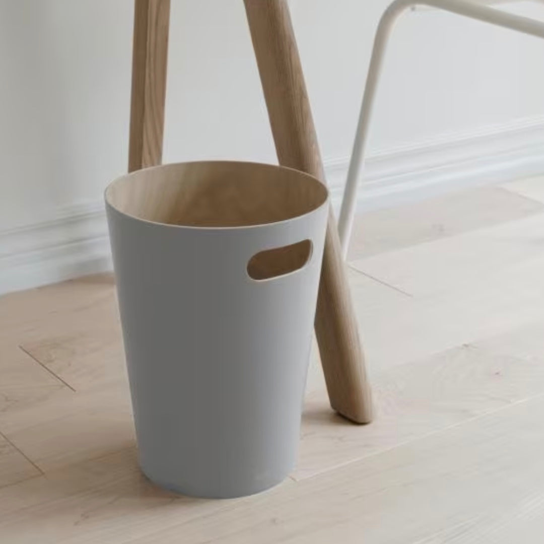 Corbeille à papier Woodrow 7,5 L | gris clair