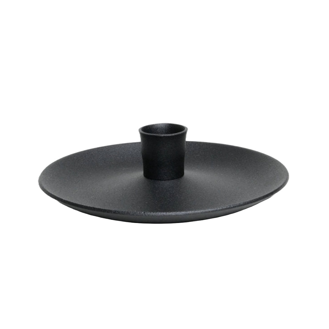Candle Holder Plate | black