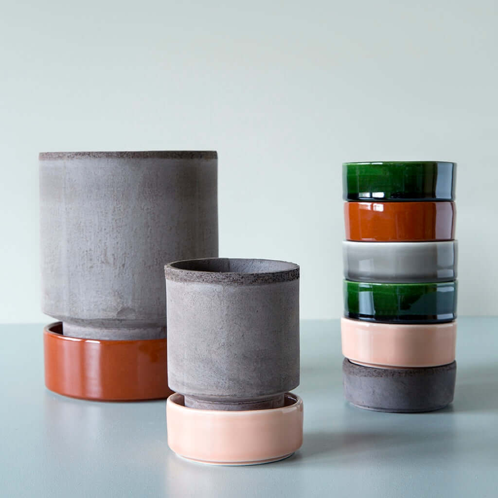 joyne.com | Blumentopf The Hoff Pot | grau von Bergs Potter