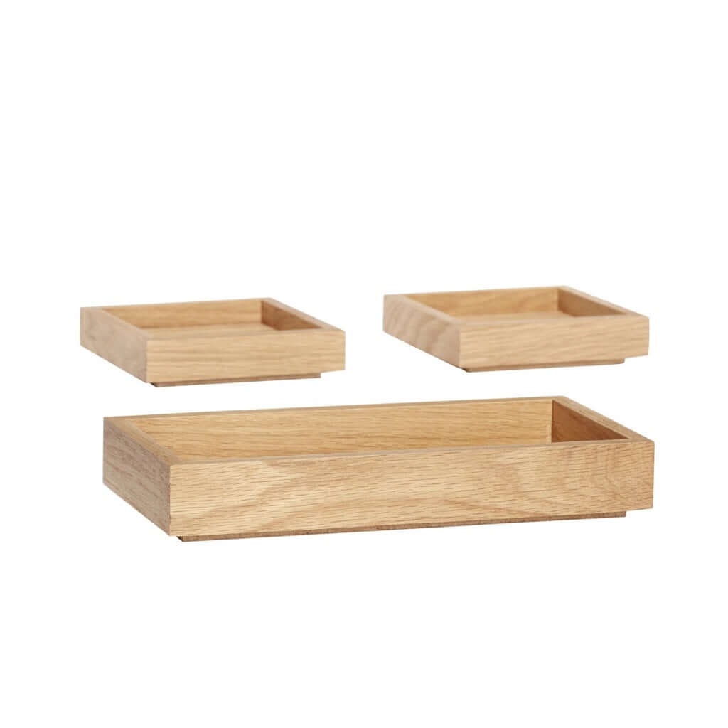 joyne.com | Desk Organizer (3er Set) | Eiche von Hübsch Interior