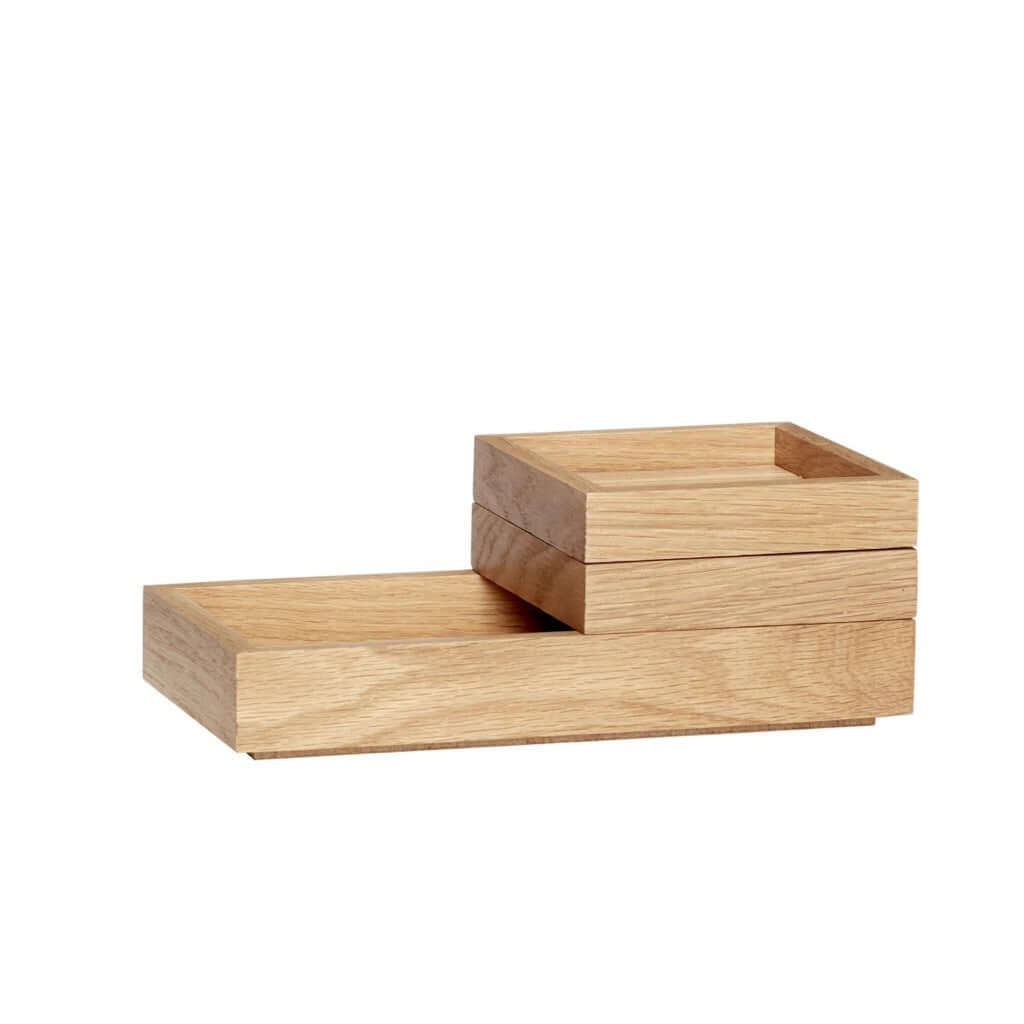 joyne.com | Desk Organizer (3er Set) | Eiche von Hübsch Interior