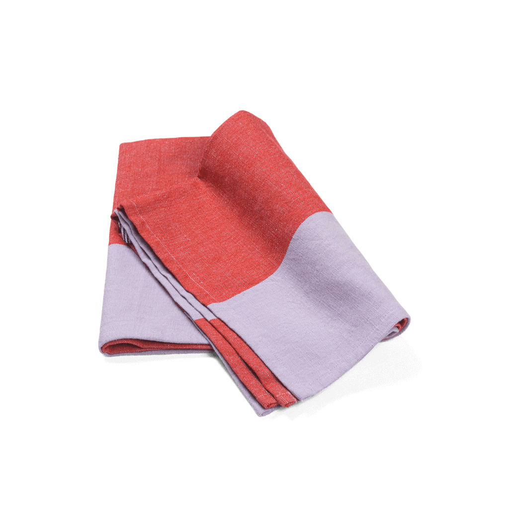 joyne.com | Hale Geschirrtuch | rot-lila von Ferm Living
