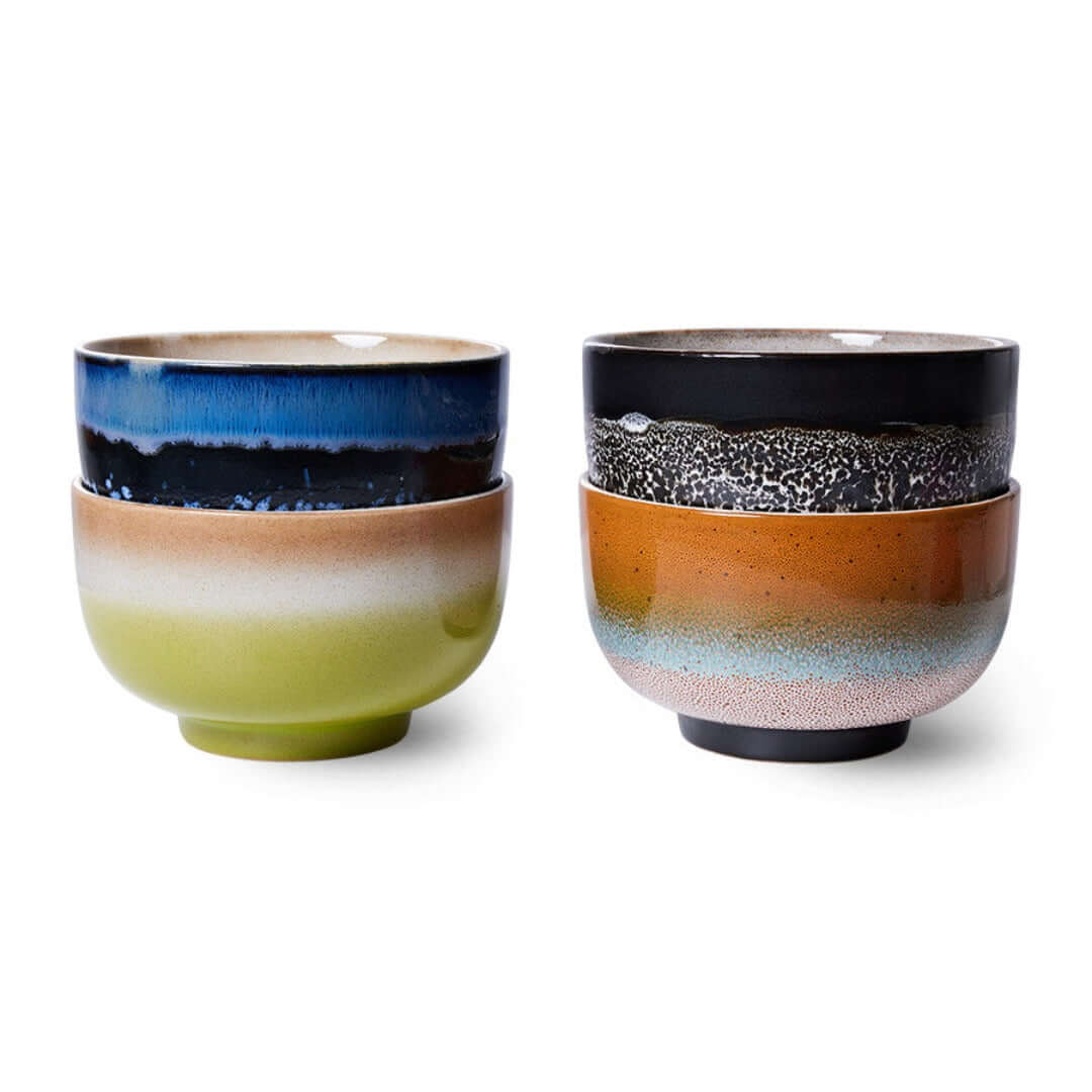 joyne.com | 4er Set Schüsseln M Ø 13.5cm | Groovy von Hk Living