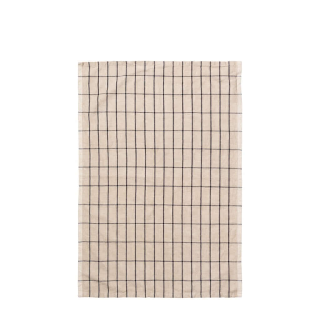 joyne.com | Hale Geschirrtuch | sand-schwarz von Ferm Living