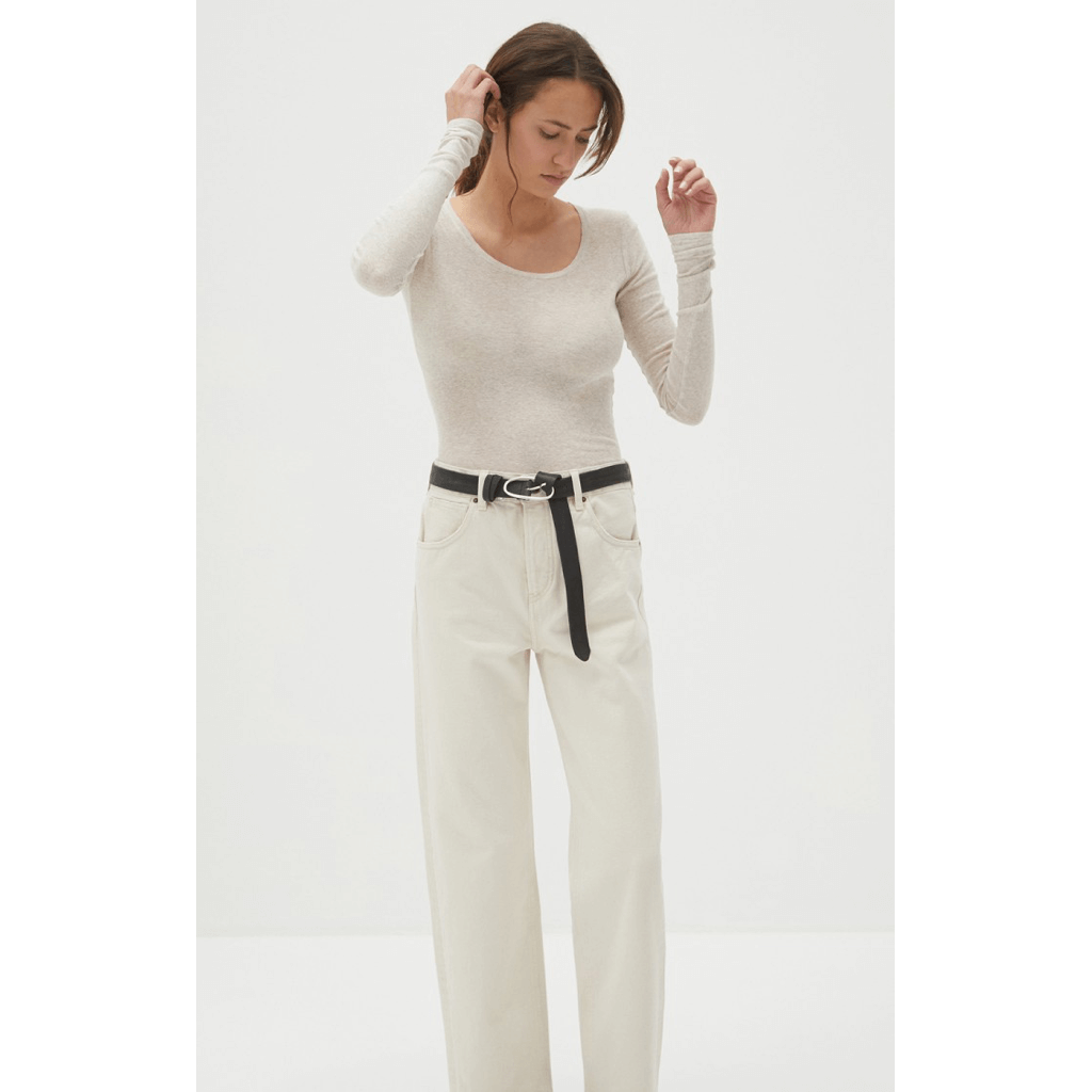joyne.com | Longsleeve Shirt MASSACHUSETTS | creme von American Vintage