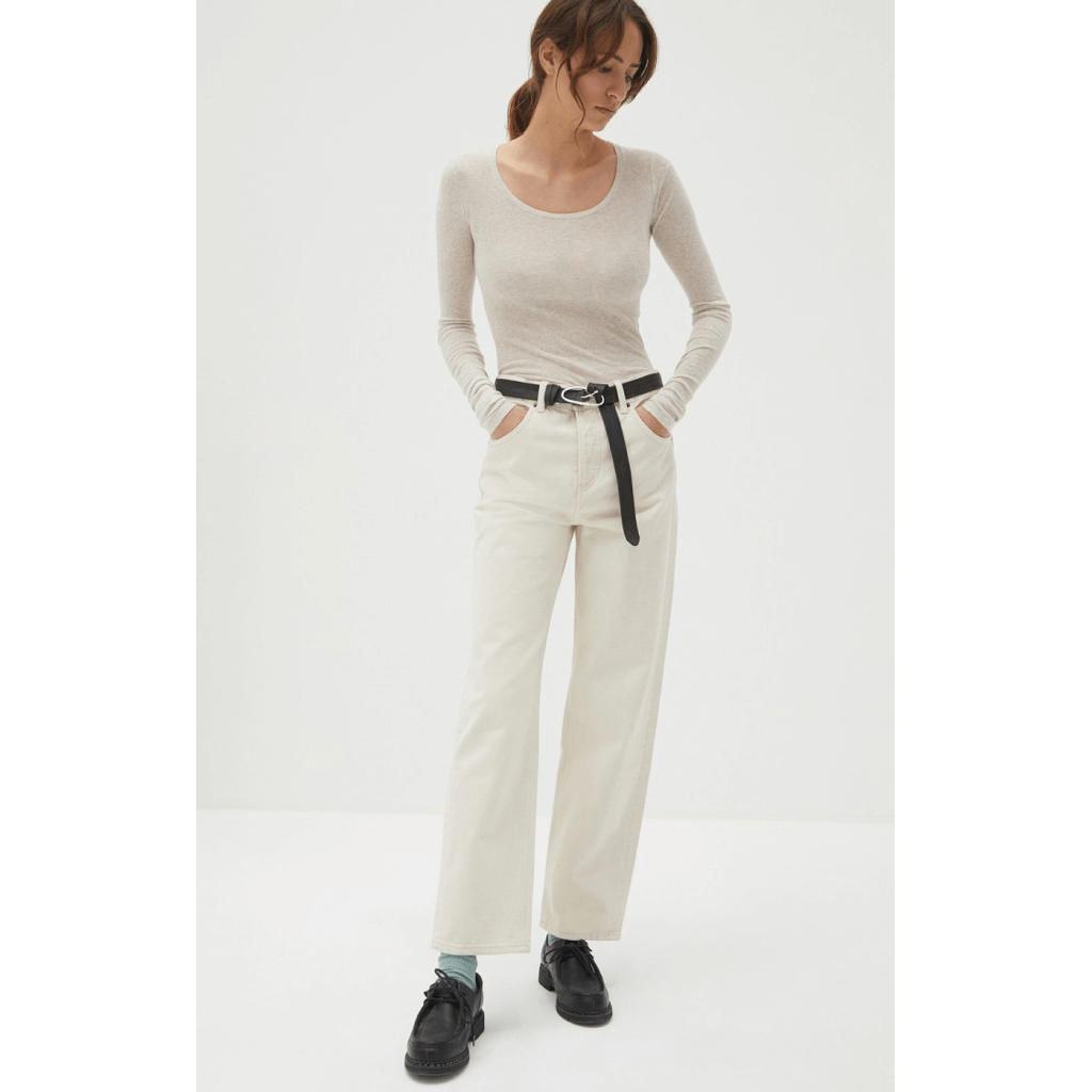 joyne.com | Longsleeve Shirt MASSACHUSETTS | creme von American Vintage