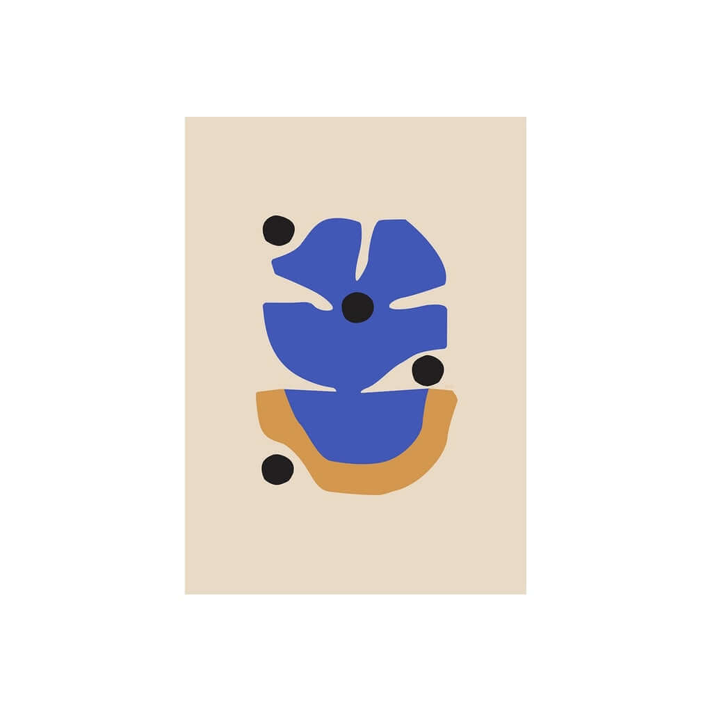 joyne.com | Kunstdruck FLOR AZUL | 50x70cm von Paper Collective