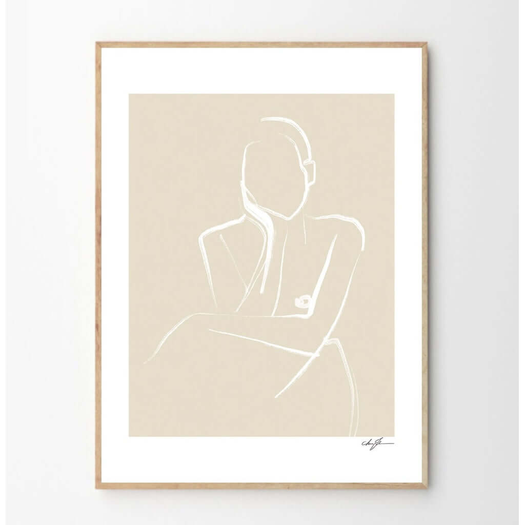 joyne.com | Art Print "DEMURE" - Anna Johansson | 30x40cm von The Poster Club