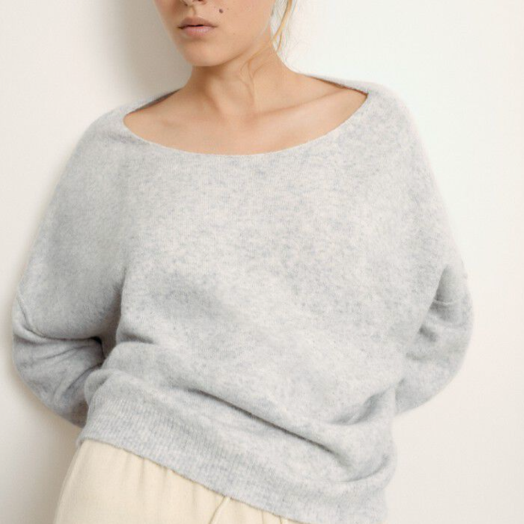joyne.com | Pullover DAMSVILLE | hellgrau meliert von American Vintage