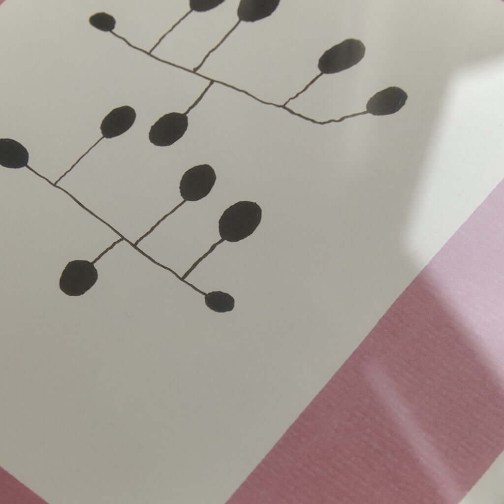 joyne.com | Gerahmter Kunstdruck "Pink Surrender" - Leise Dich Abrahamsen | 40x50cm von The Poster Club