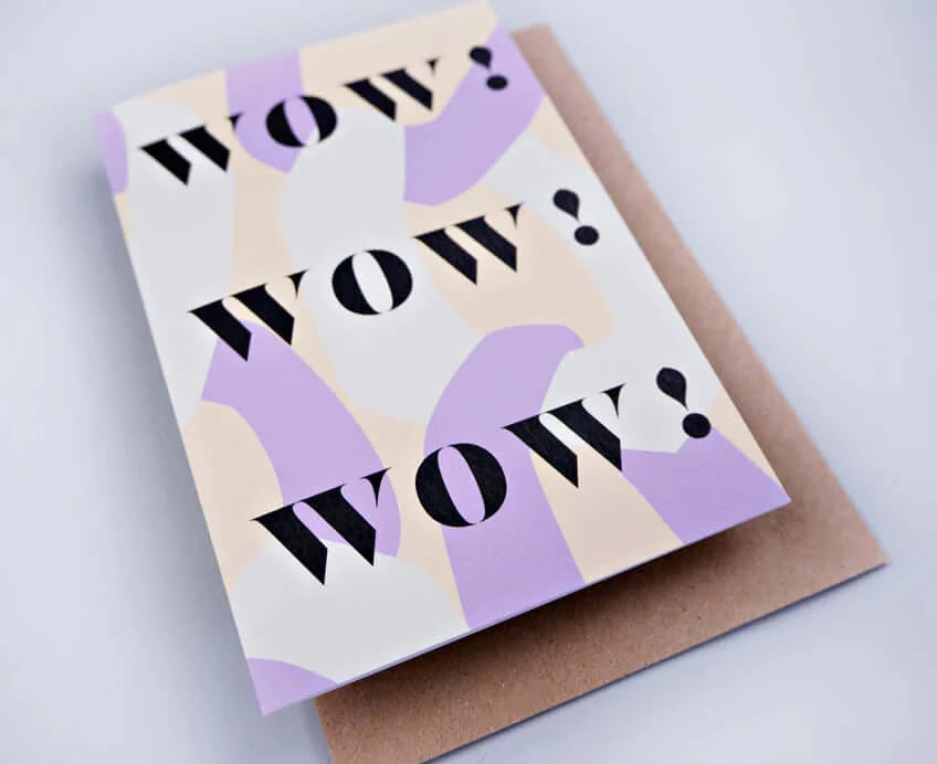 Greeting Card | Wow Wow Wow