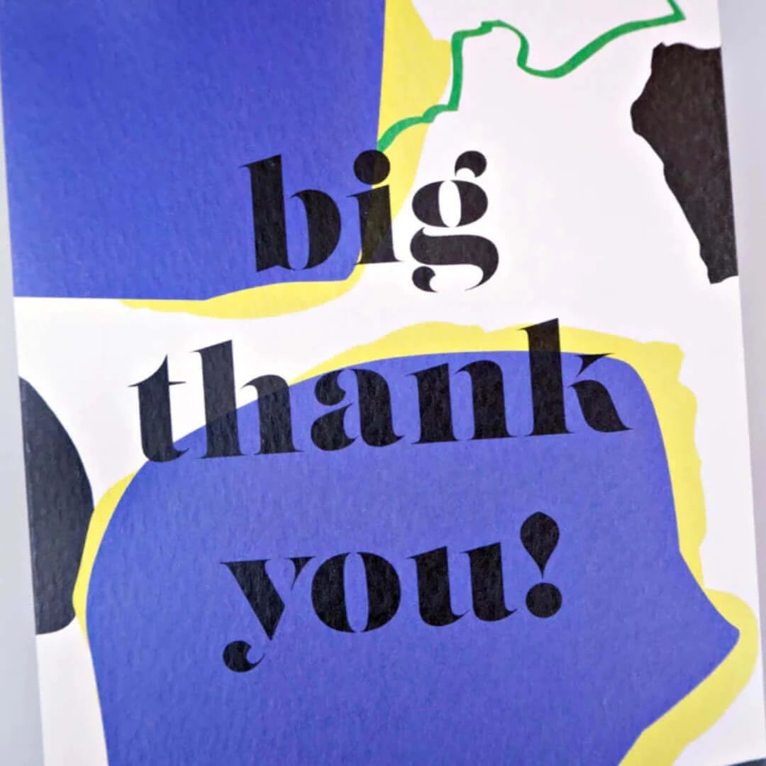 Carte de vœux | Big Thank You