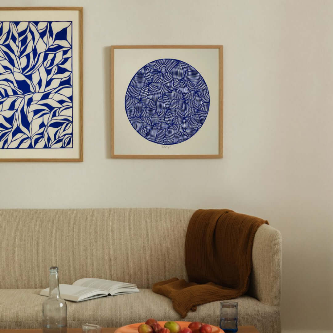 joyne.com | Gerahmter Kunstdruck "Moon No. 2" - Little Detroit | 50x50cm von The Poster Club
