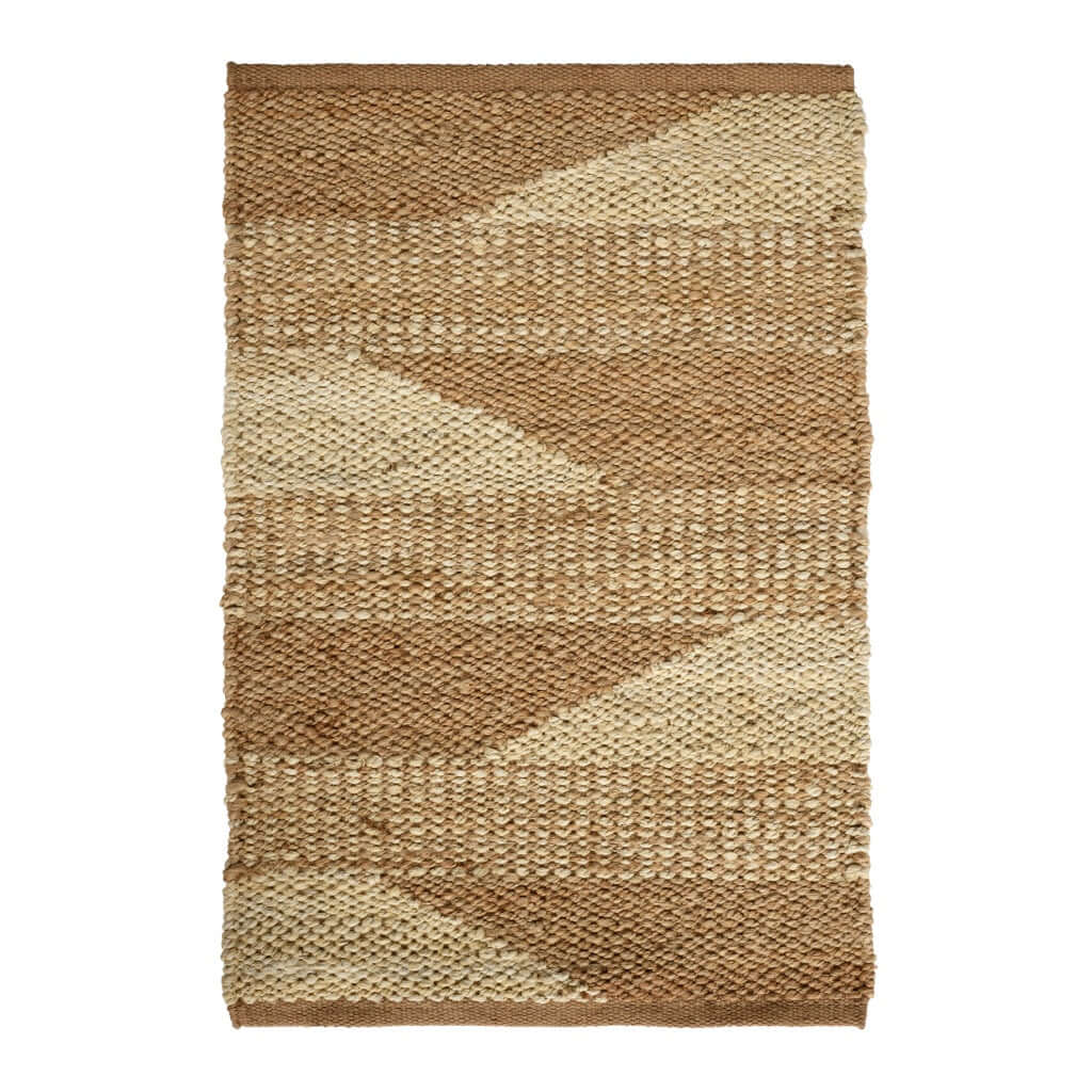 joyne.com | Jute Teppich zweifarbiges Muster | 80x120 cm von Tine K Home