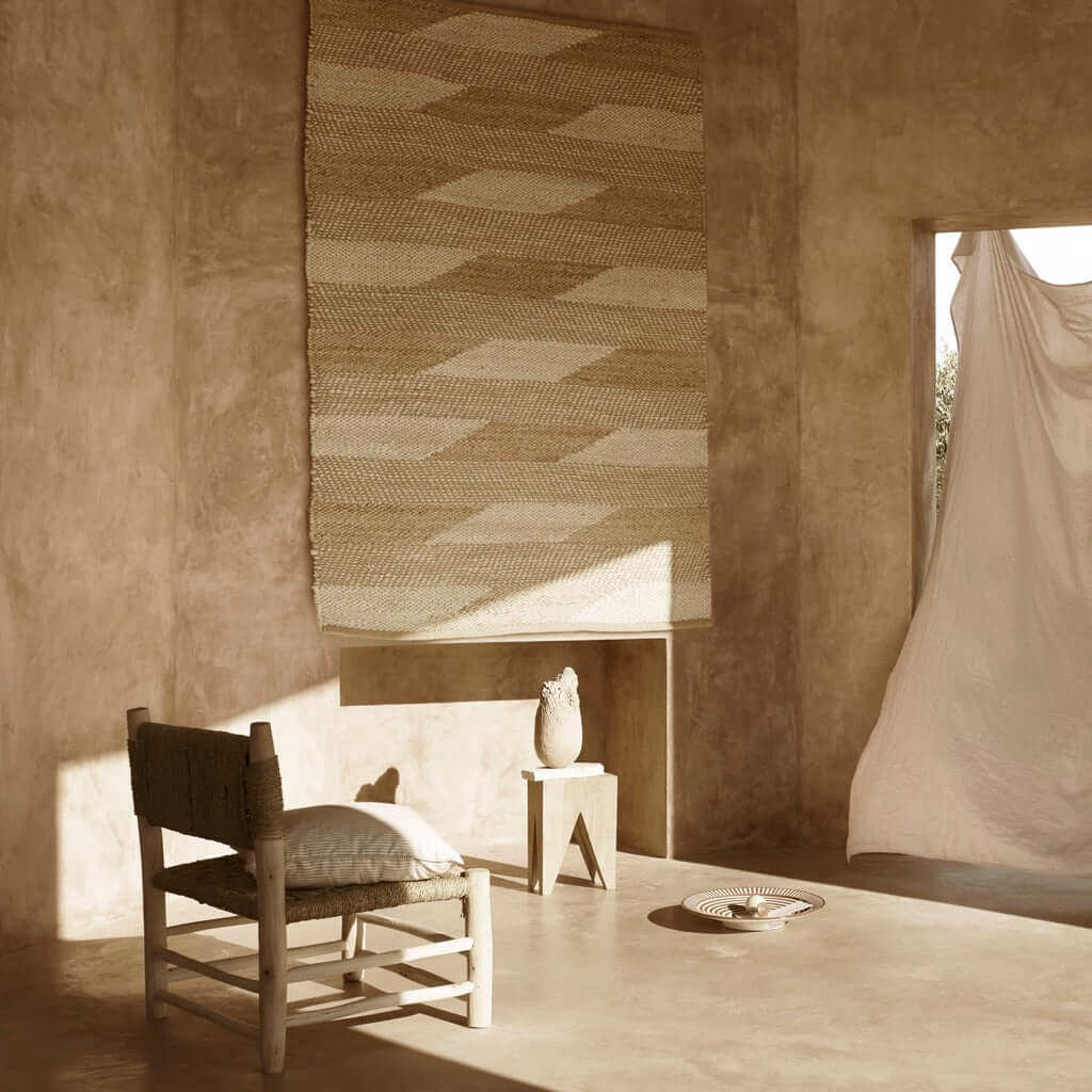 joyne.com | Jute Teppich zweifarbiges Muster | 80x120 cm von Tine K Home