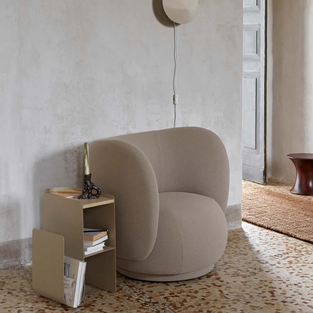 Side Table Vault | cashmere