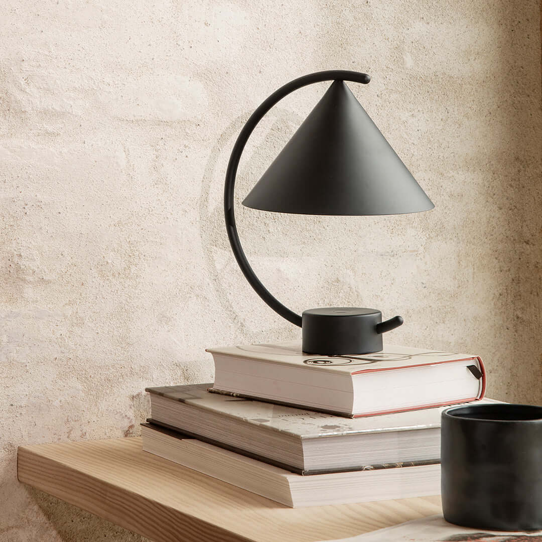 LED Lamp Meridian (rechargeable) | black