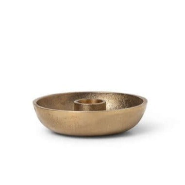 joyne.com | Bowl Kerzenständer single | Messing von Ferm Living