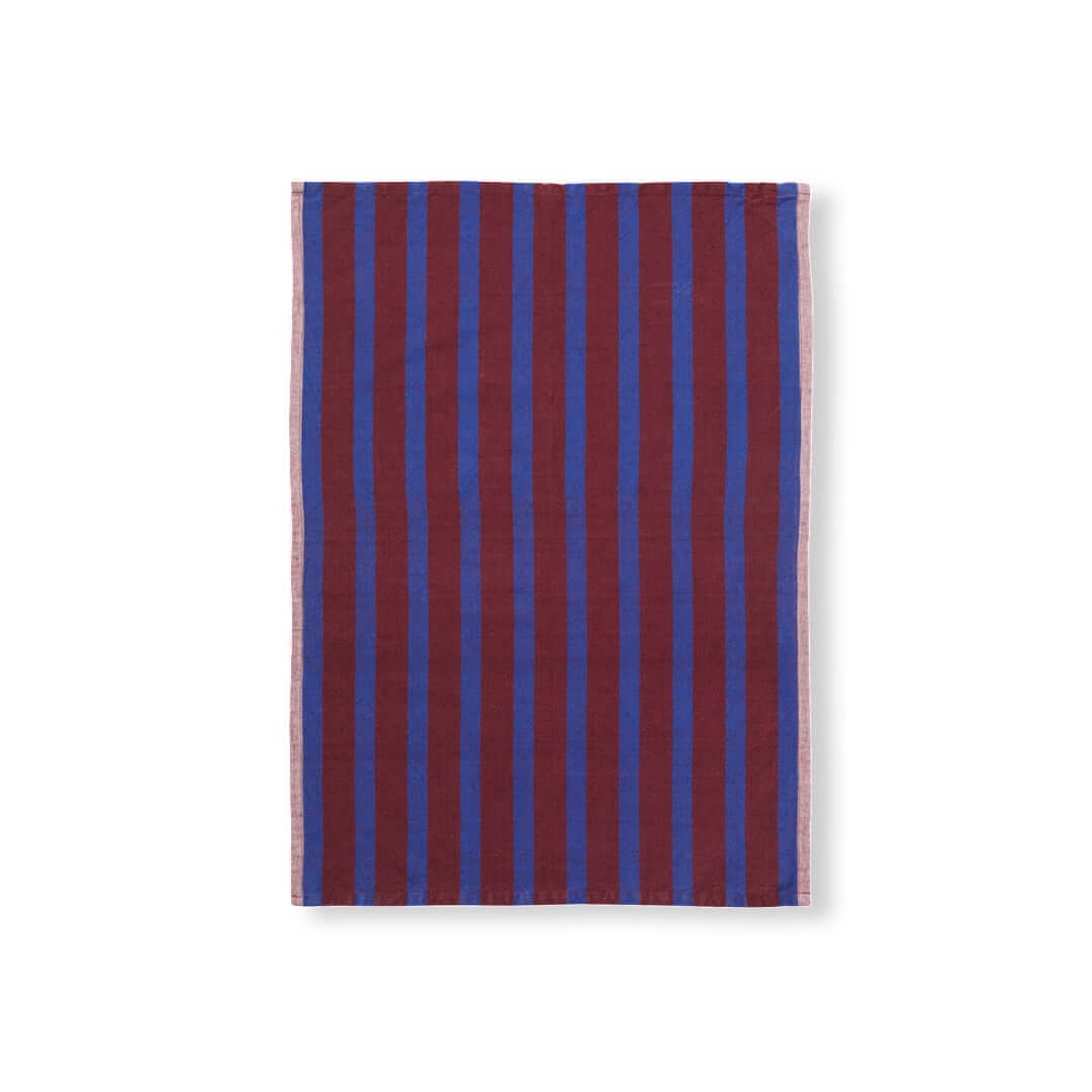 Hale Tea Towel | brown/navy