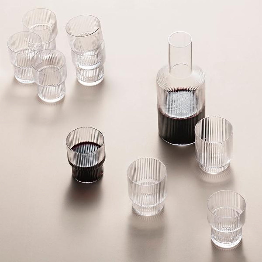joyne.com | Ripple Gläser (4er Set) | klar von Ferm Living